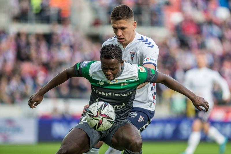 Football. PKO BP Ekstraklasa. Gornik Zabrze - Lechia Gdansk. 18.04.2022