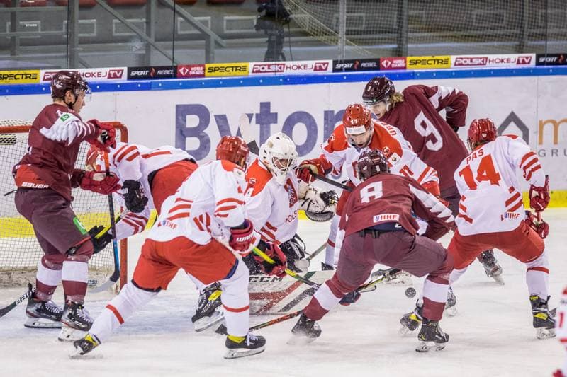 Ice Hockey. Three Seas Tournament. Poland - Latvia. 21.04.2021