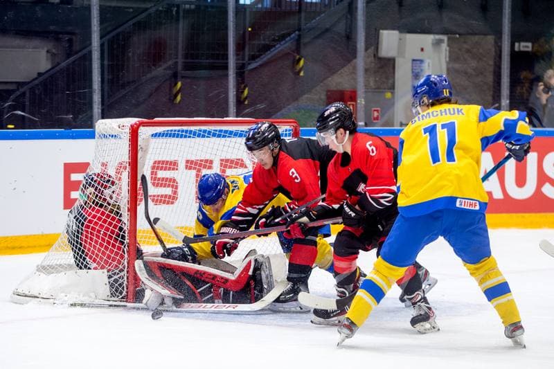 Ice Hockey. World Championship Division 1 Group B. Japan - Ukraine. 30.04.2022