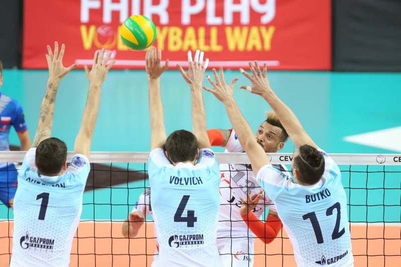 Volleyball. CEV Champions League. Jastrzebski Wegiel - Zenit Kazan. 31.01.2018