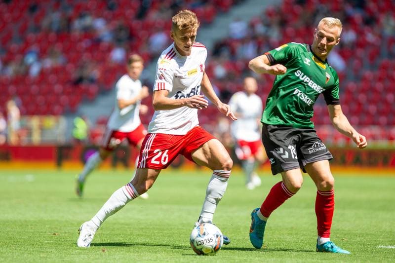 Football. Fortuna I Liga. GKS Tychy - LKS Lodz. 24.07.2022
