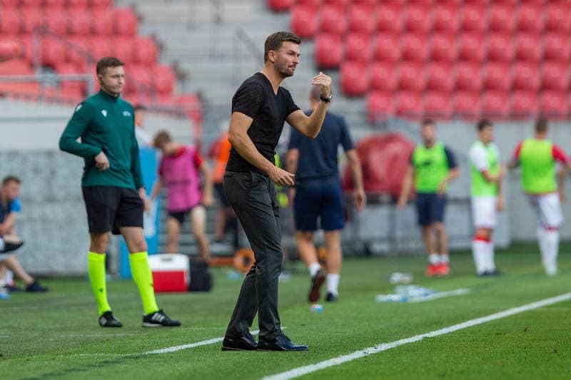 Football. UEFA Conference League. Spartak Trnava - Rakow Czestochowa. 04.08.2022