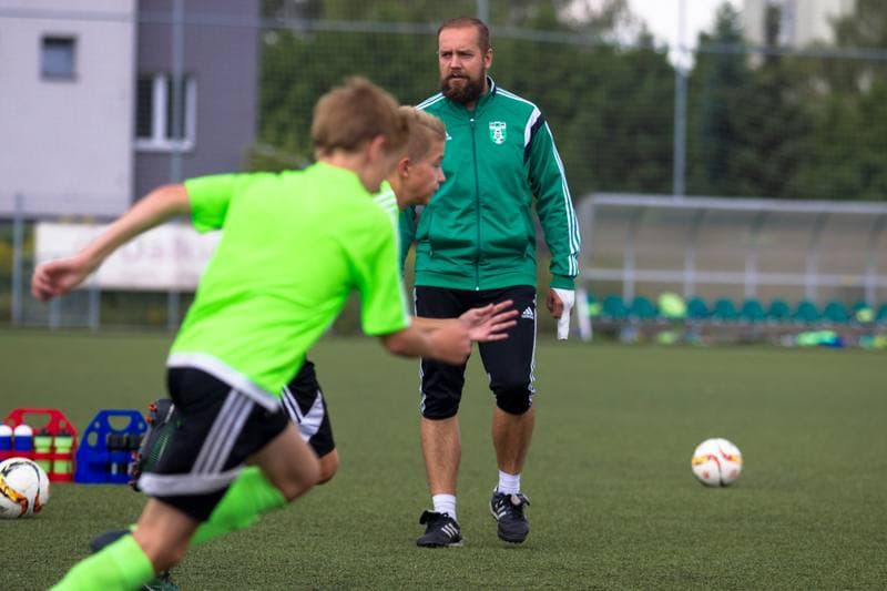 Football. MFK Karvina. Training. 22.08.2017