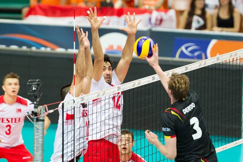 Volleyball. CEV EuroVolley 2017. Belgium - Turkey. 27.08.2017