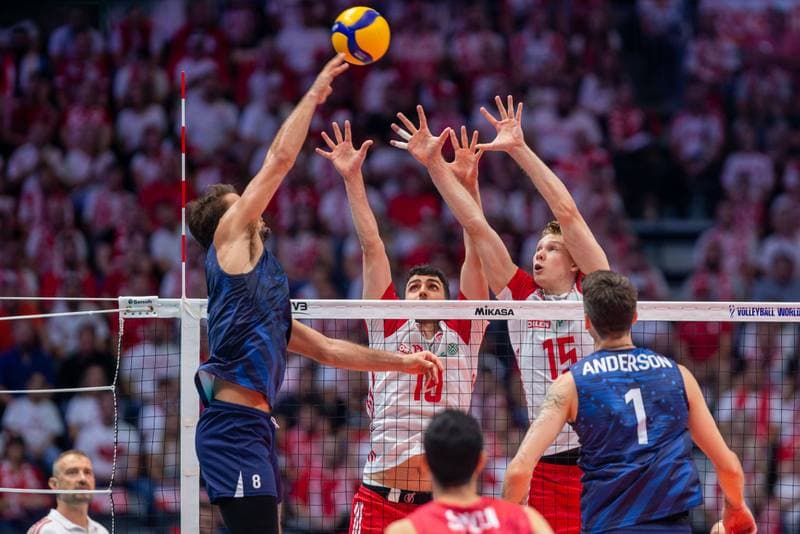 Volleyball. FIVB Men's World Championship. Poland - USA. 08.09.2022
