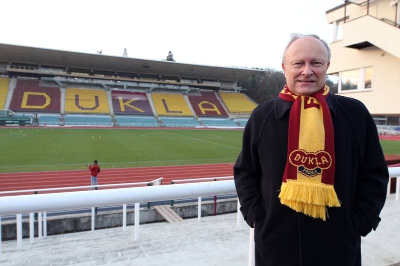 Football. Dukla Prague. Press Conference. 19.11.2018