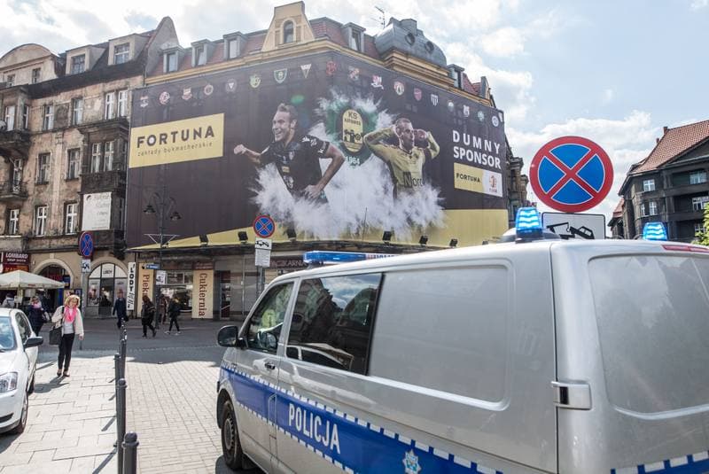 Football. Fortuna I Liga. Billboard. 08.05.2019
