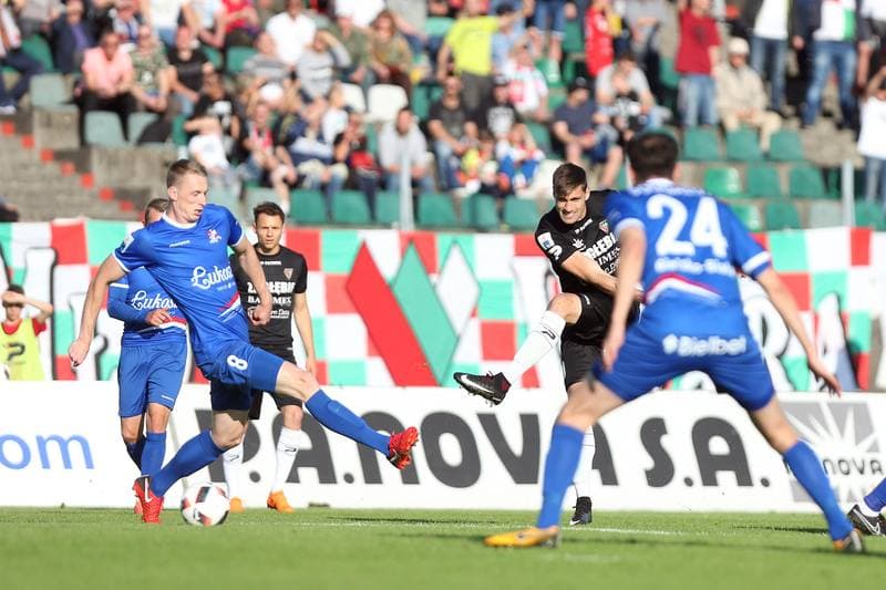 Football. Nice I Liga. Zaglebie Sosnowiec - Podbeskidzie Bielsko-Biala. 19.05.2018