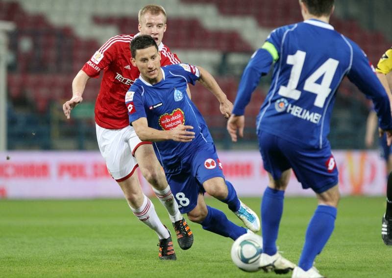 Football. Puchar Polski. Wisla Krakow - Ruch Chorzow. 10.04.2012
