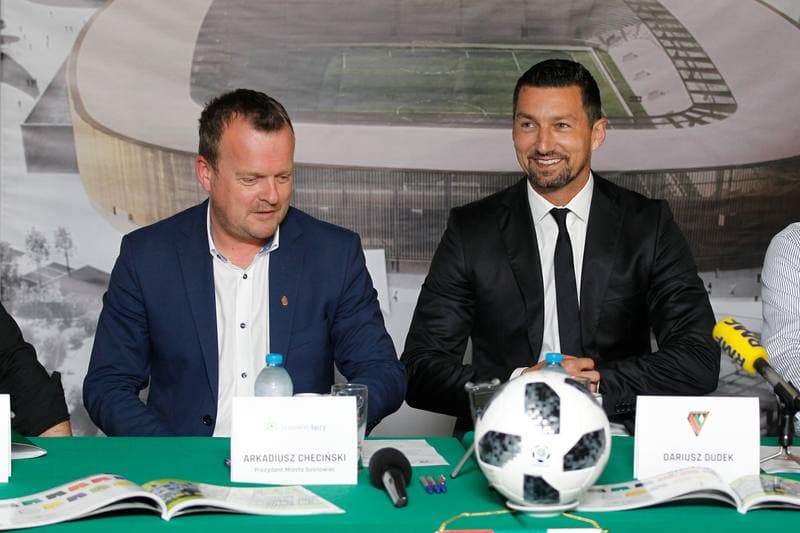 Football. Zaglebie Sosnowiec. Press Conference. 17.07.2018