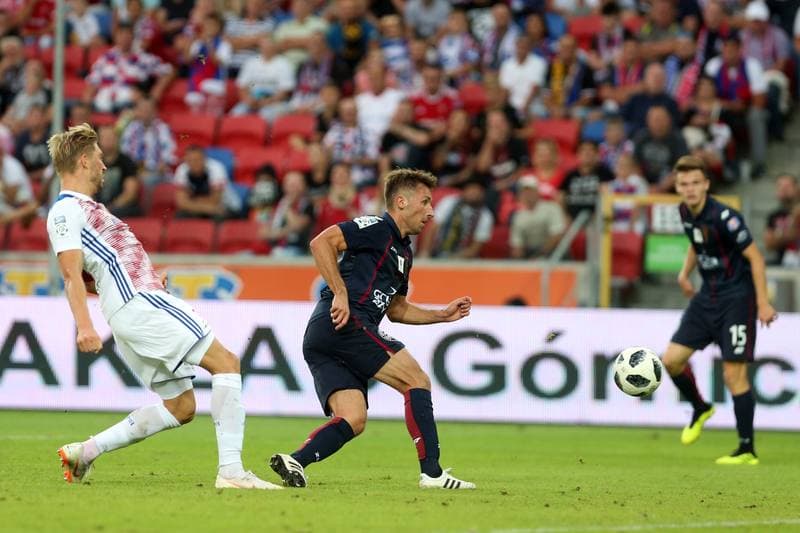 Football. Lotto Ekstraklasa. Gornik Zabrze - Pogon Szczecin. 31.08.2018