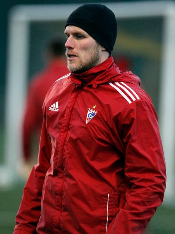 Football. Gornik Zabrze. Training. 08.01.2014