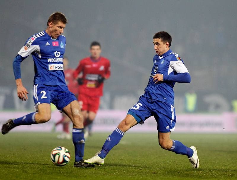 Football. T-Mobile Ekstraklasa. Ruch Chorzow - Podbeskidzie Bielsko Biala. 08.12.2014