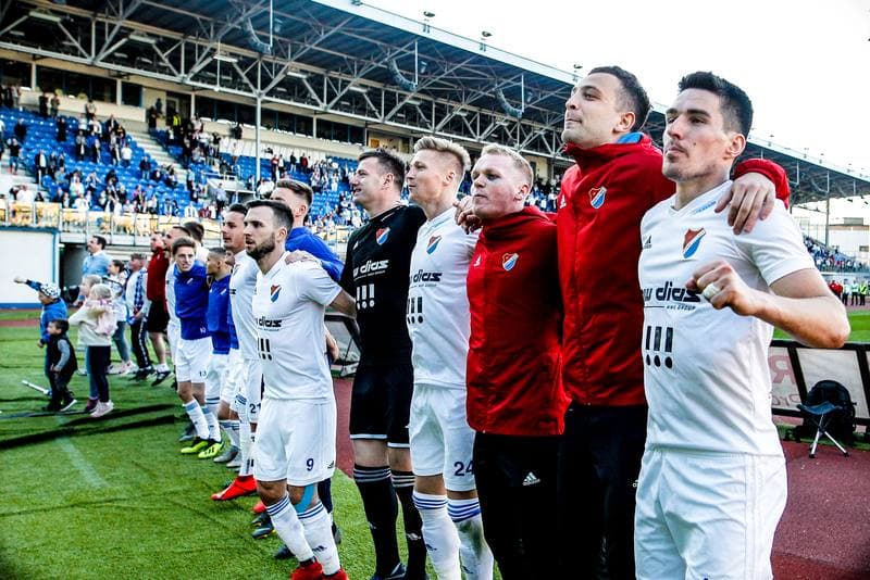 Football. Fortuna:Liga. Banik Ostrava - SFC Opava. 21.04.2019