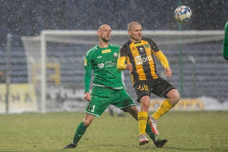 Football. Fortuna I Liga. GKS Katowice - Gornik Polkowice. 02.04.2022