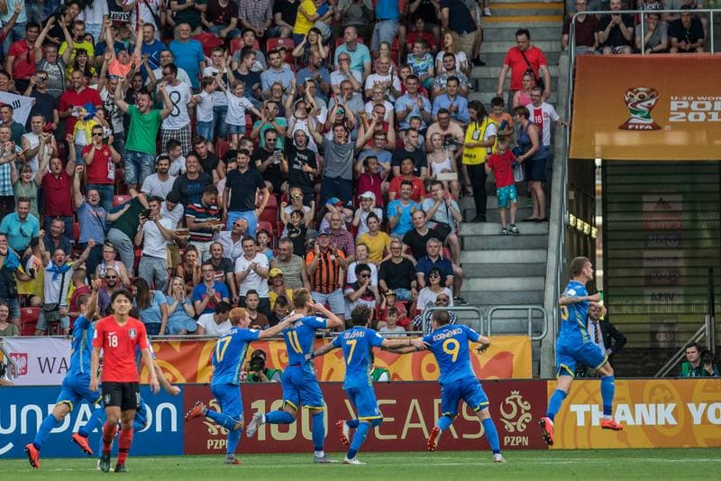 Football. FIFA U-20 World Cup. Ukraine - Korea Republic. 15.06.2019