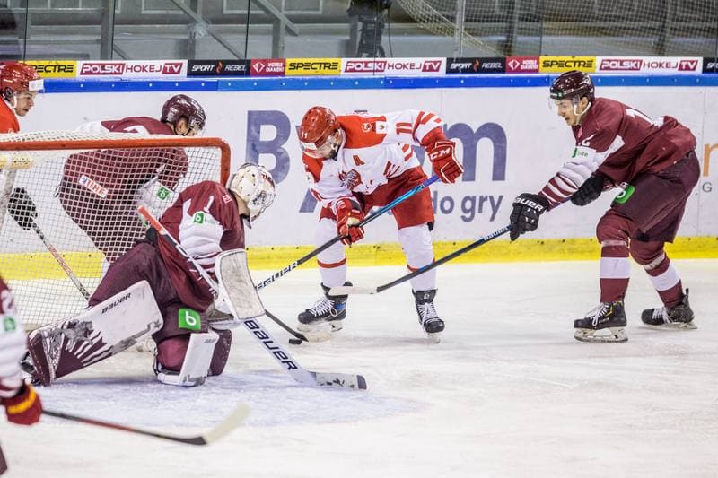 Ice Hockey. Three Seas Tournament. Poland - Latvia. 21.04.2021