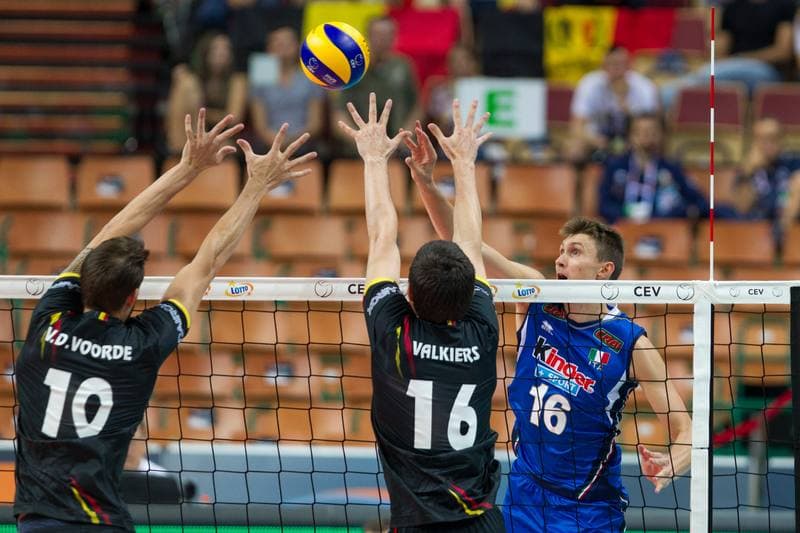 Volleyball. CEV EuroVolley 2017. Belgium - Italy. 31.08.2017