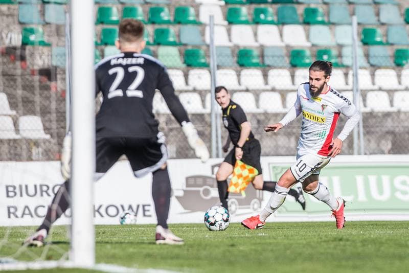 Football. Fortuna I Liga. Zaglebie Sosnowiec - Arka Gdynia. 28.04.2021