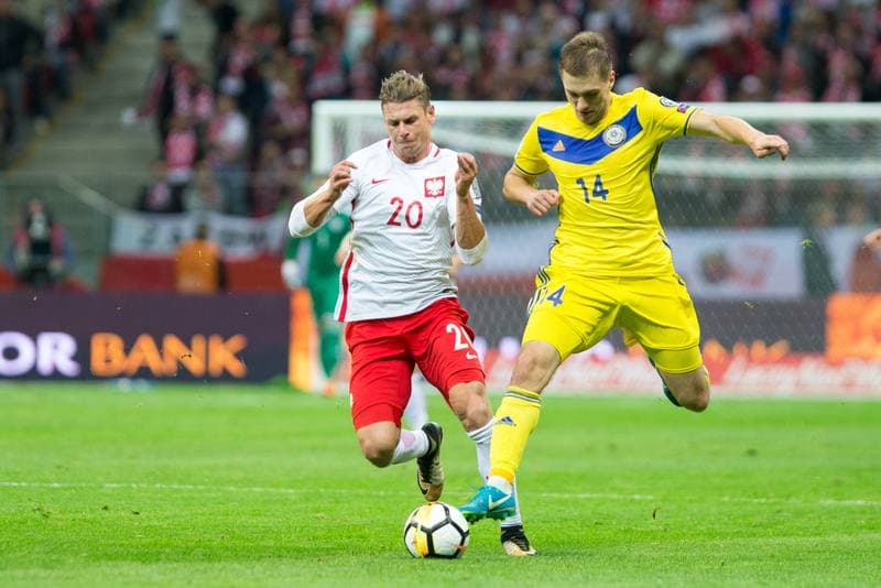 Football. FIFA World Cup Qualifiers. Poland - Kazakhstan. 04.09.2017