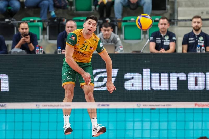 Volleyball. CEV Volleyball Cup. Aluron CMC Warta Zawiercie - SCM Craiova. 13.12.2023