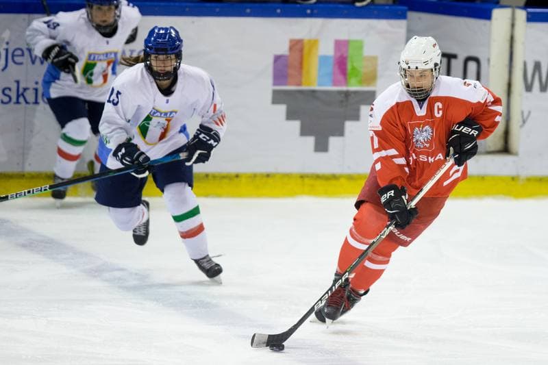 Ice Hockey. Women's World Championship Division 1B. Poland - Italy. 12.04.2022