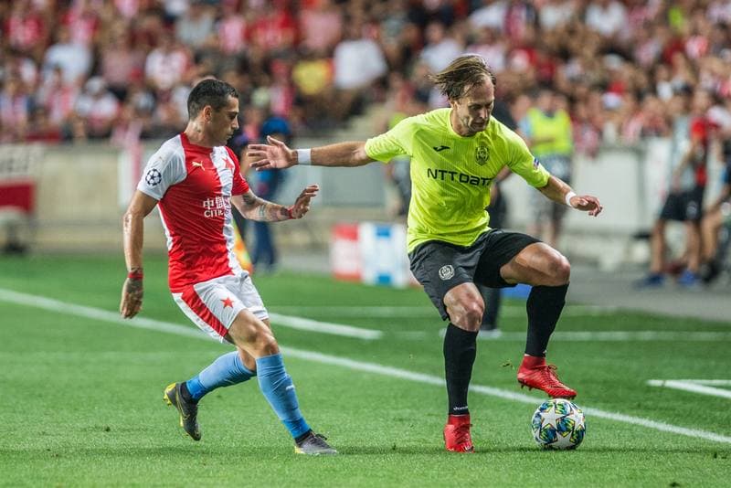 Football. UEFA Champions League. Slavia Prague - CFR Cluj. 28.08.2019