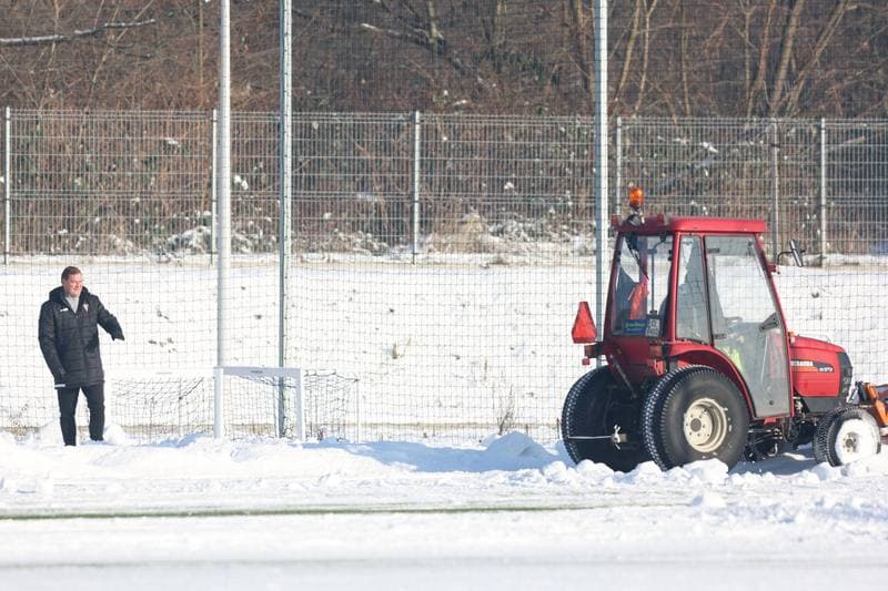 Football. Gornik Zabrze. Training. 10.01.2024