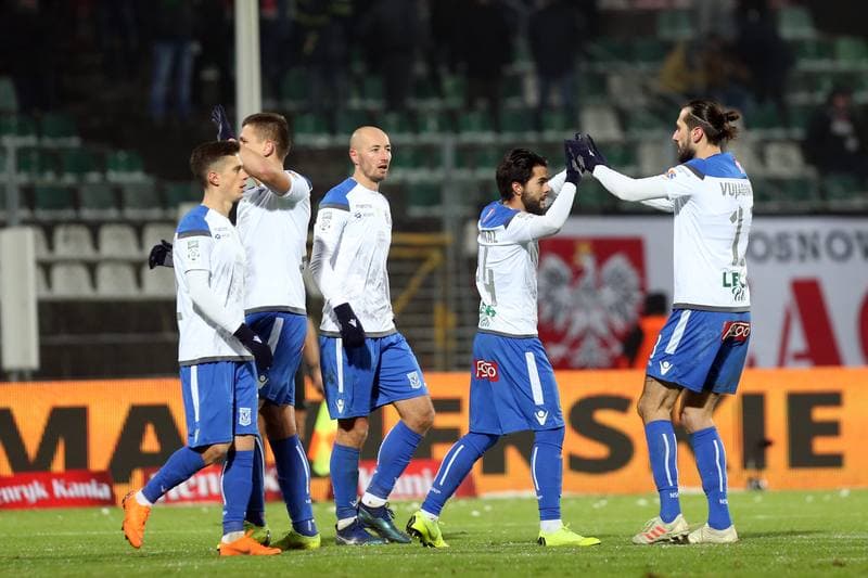 Football. Lotto Ekstraklasa. Zaglebie Sosnowiec - Lech Poznan. 16.12.2018