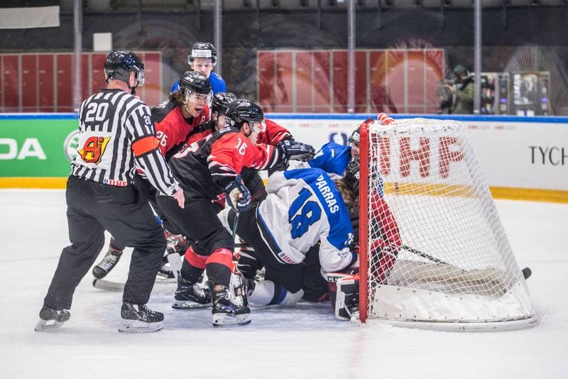 Ice Hockey. World Championship Division 1 Group B. Japan - Estonia. 28.04.2022