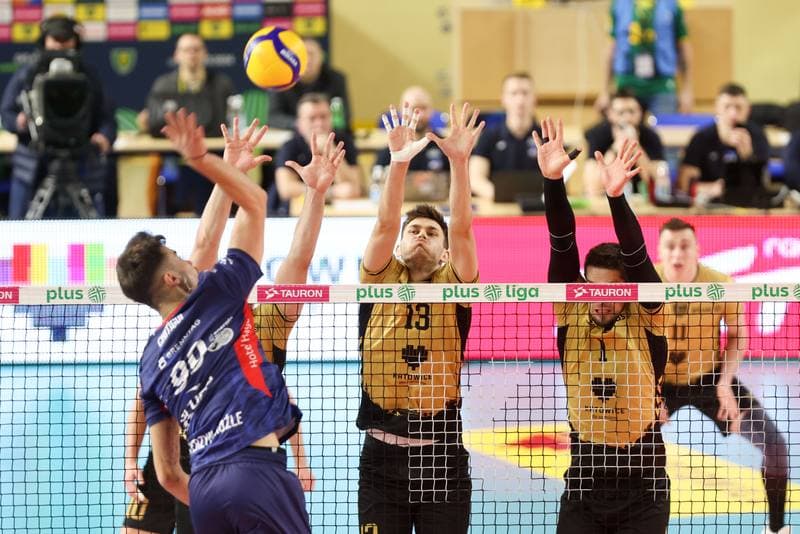 Volleyball. PlusLiga. GKS Katowice - Grupa Azoty ZAKSA Kedzierzyn-Kozle. 10.02.2024