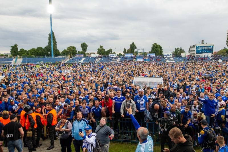 Football. Fortuna I Liga. Ruch Chorzow - Motor Lublin. 29.05.2022