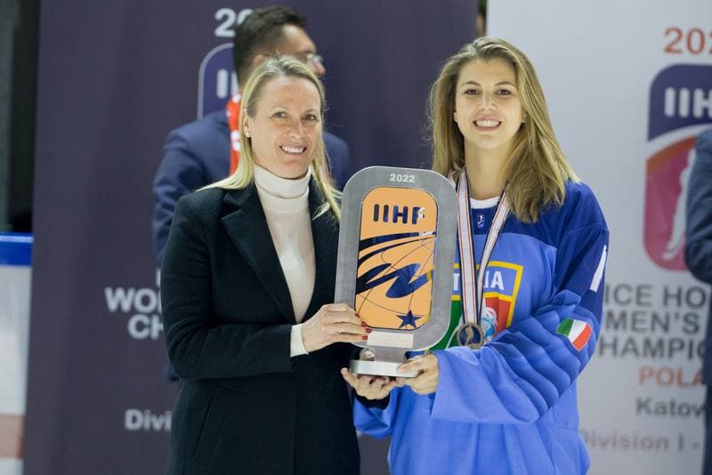 Ice Hockey. Women's World Championship Division 1B. Poland - China. 14.04.2022