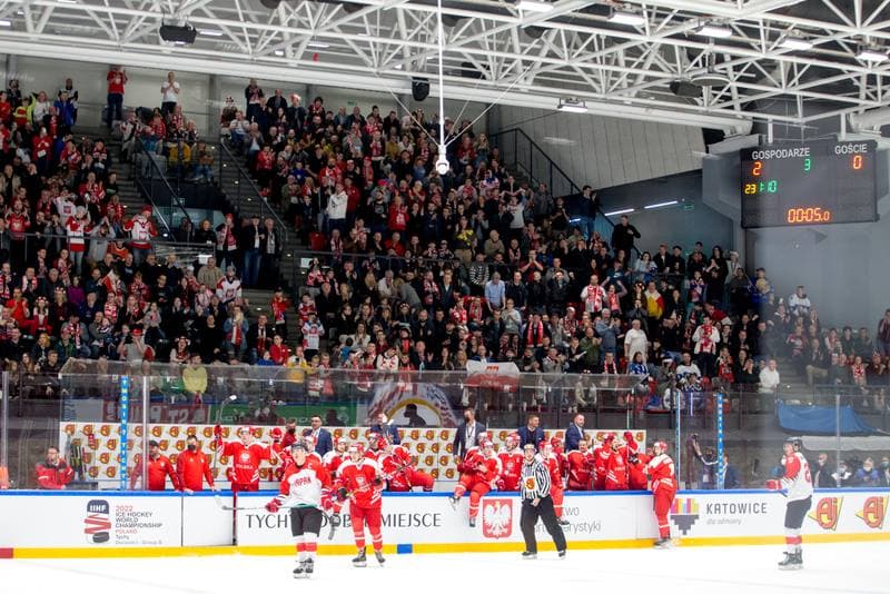 Ice Hockey. World Championship Division 1 Group B. Poland - Japan. 01.05.2022