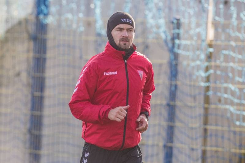 Football. GKS Tychy. Training. 15.01.2020