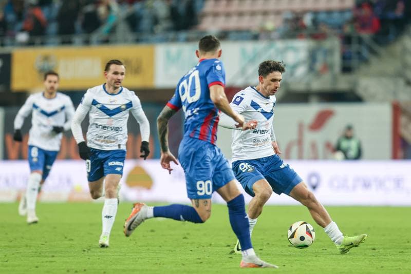 Football. PKO BP Ekstraklasa. Piast Gliwice - Stal Mielec. 21.02.2025