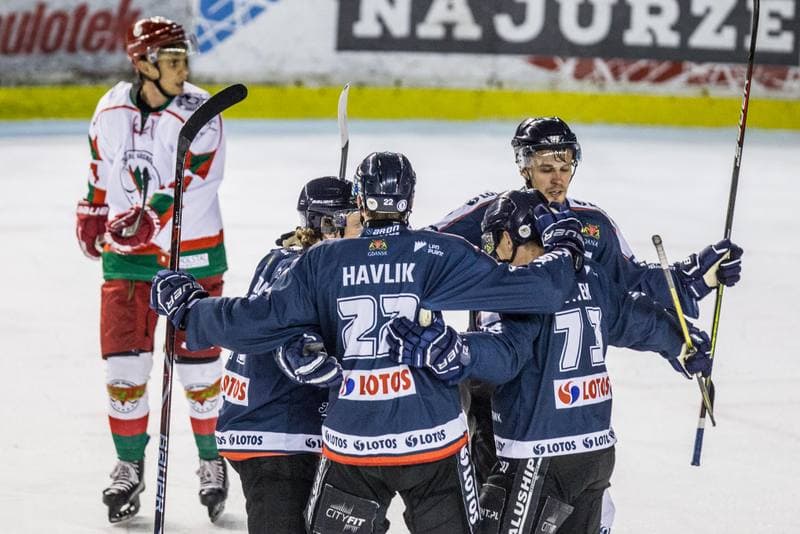Ice Hockey. Polska Hokej Liga. Zaglebie Sosnowiec - Lotos PKH Gdansk. 22.09.2019