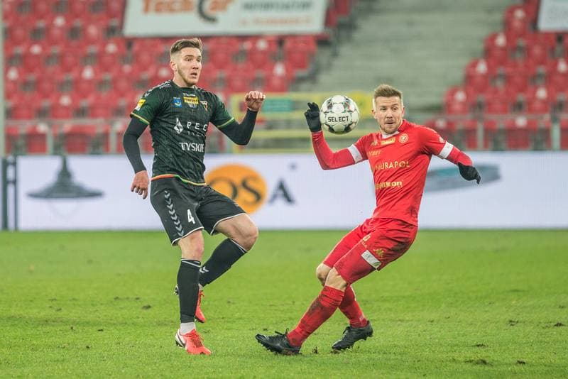 Football. Fortuna I Liga. GKS Tychy - Widzew Lodz. 03.12.2020