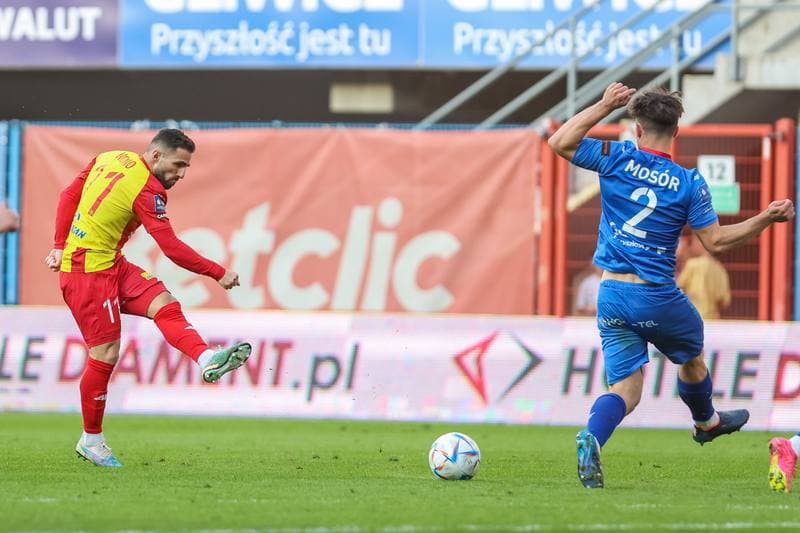 Football. PKO BP Ekstraklasa. Piast Gliwice - Korona Kielce. 12.05.2023
