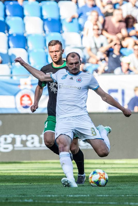 Football. Europa League. Slovan Bratislava - KF Feronikeli. 24.07.2019