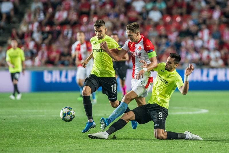 Football. UEFA Champions League. Slavia Prague - CFR Cluj. 28.08.2019