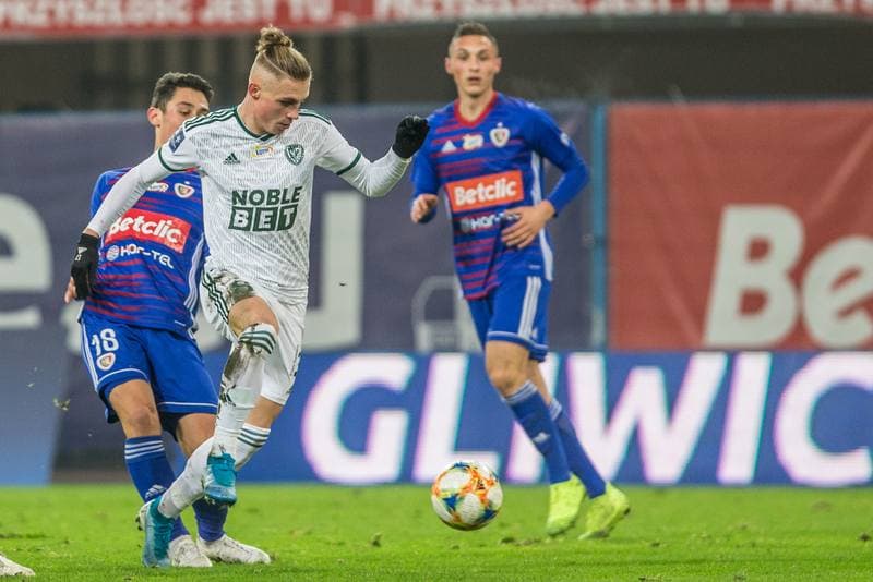 Football. PKO BP Ekstraklasa. Piast Gliwice - Slask Wroclaw. 30.11.2019