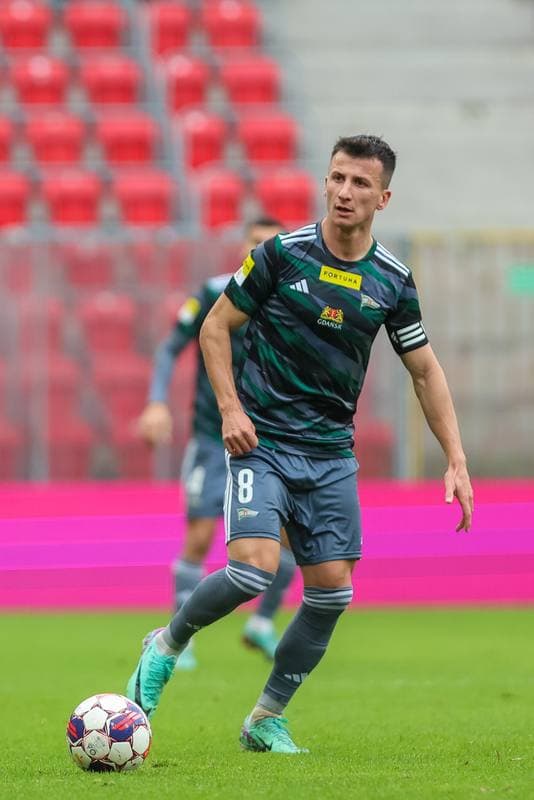 Football. Fortuna I Liga. GKS Tychy - Lechia Gdansk. 05.11.2023