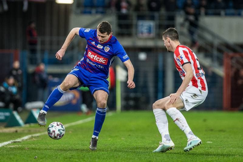 Football. PKO BP Ekstraklasa. Piast Gliwice - Cracovia Krakow. 22.02.2020