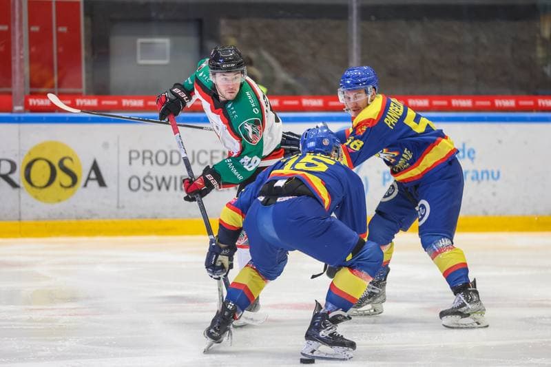 Ice Hockey. Tauron Hokej Liga. GKS Tychy - PZU Podhale Nowy Targ. 17.11.2023