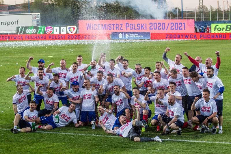 Football. PKO BP Ekstraklasa. Rakow Czestochowa - Piast Gliwice. 10.05.2021