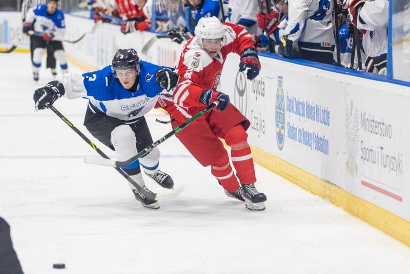 Ice Hockey. U20 World Championship Division 1B. Poland - Estonia. 11.12.2022
