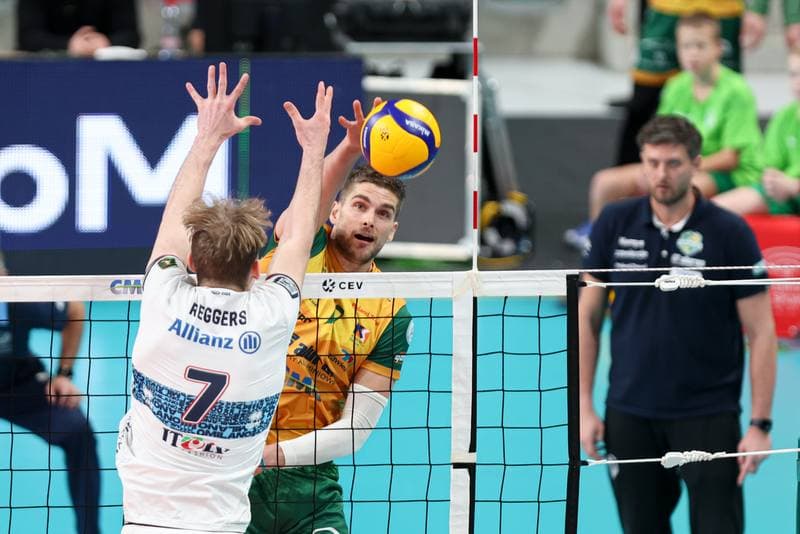 Volleyball. CEV Cup. Aluron CMC Warta Zawiercie - Allianz Milano. 10.01.2024