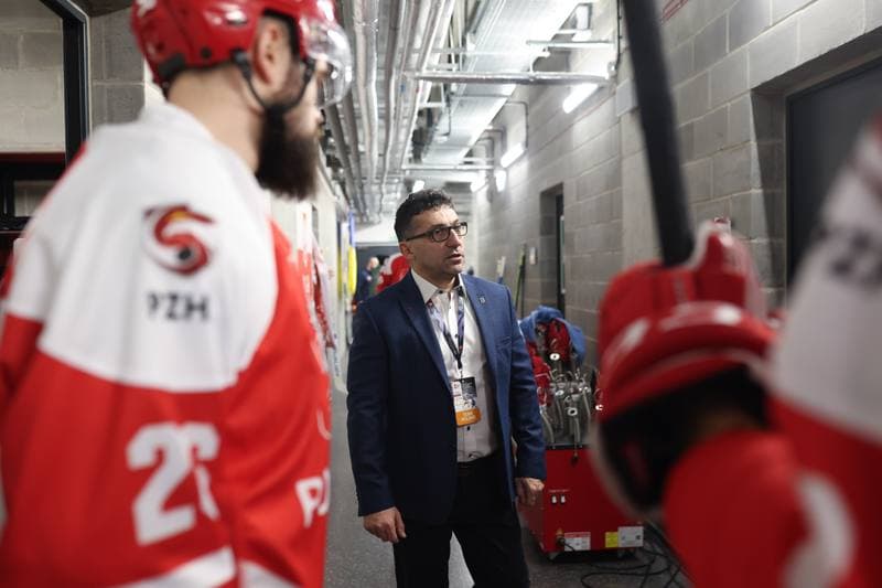 Ice Hockey. Olympic Qualification. Poland - Ukraine. 09.02.2024