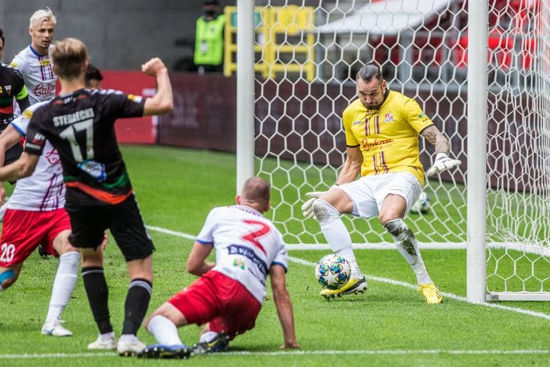 Football. Fortuna I Liga. GKS Tychy - Podbeskidzie Bielsko-Biala. 21.06.2020